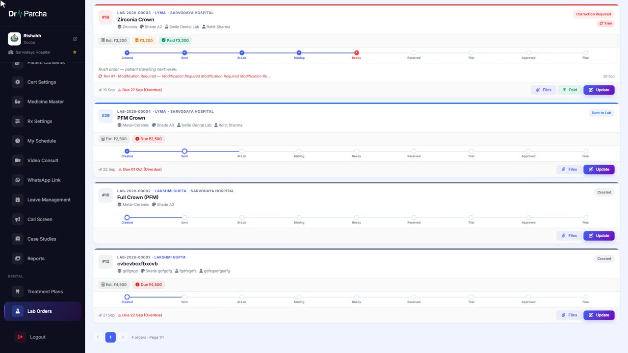 DrParcha — Clinic & Hospital Management — screenshot 7