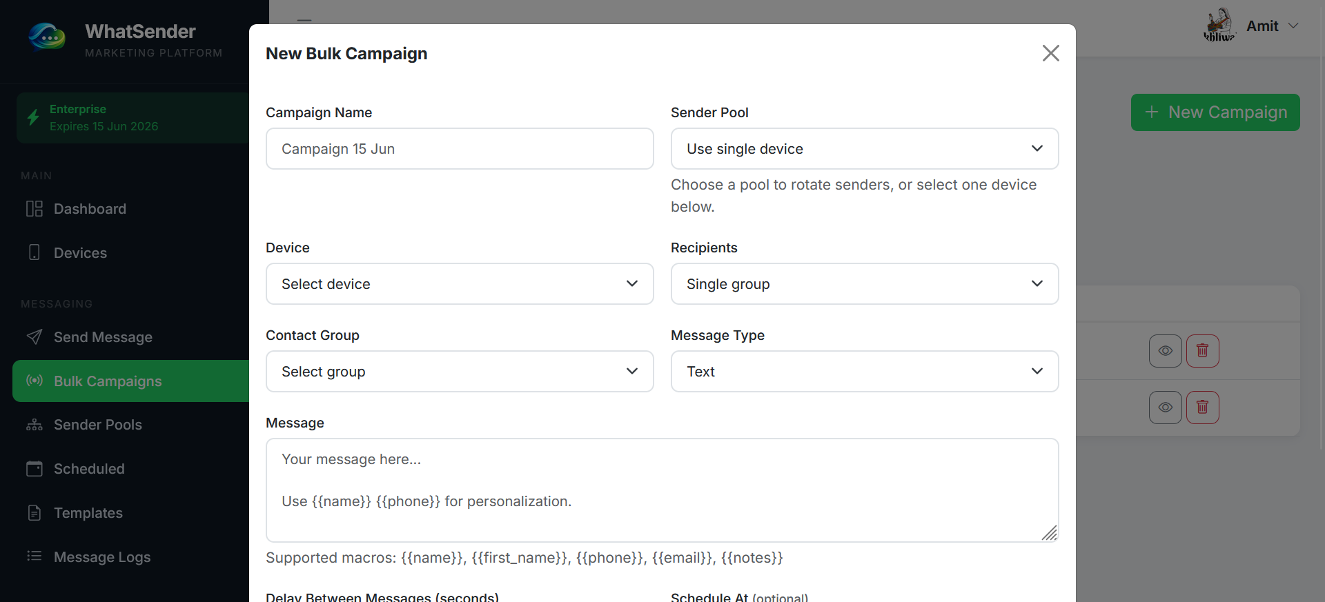 WhatSender — WhatsApp Marketing & Automation — screenshot 3